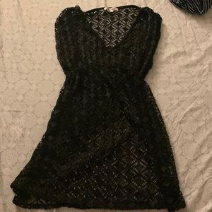 Black Bathing suit cover